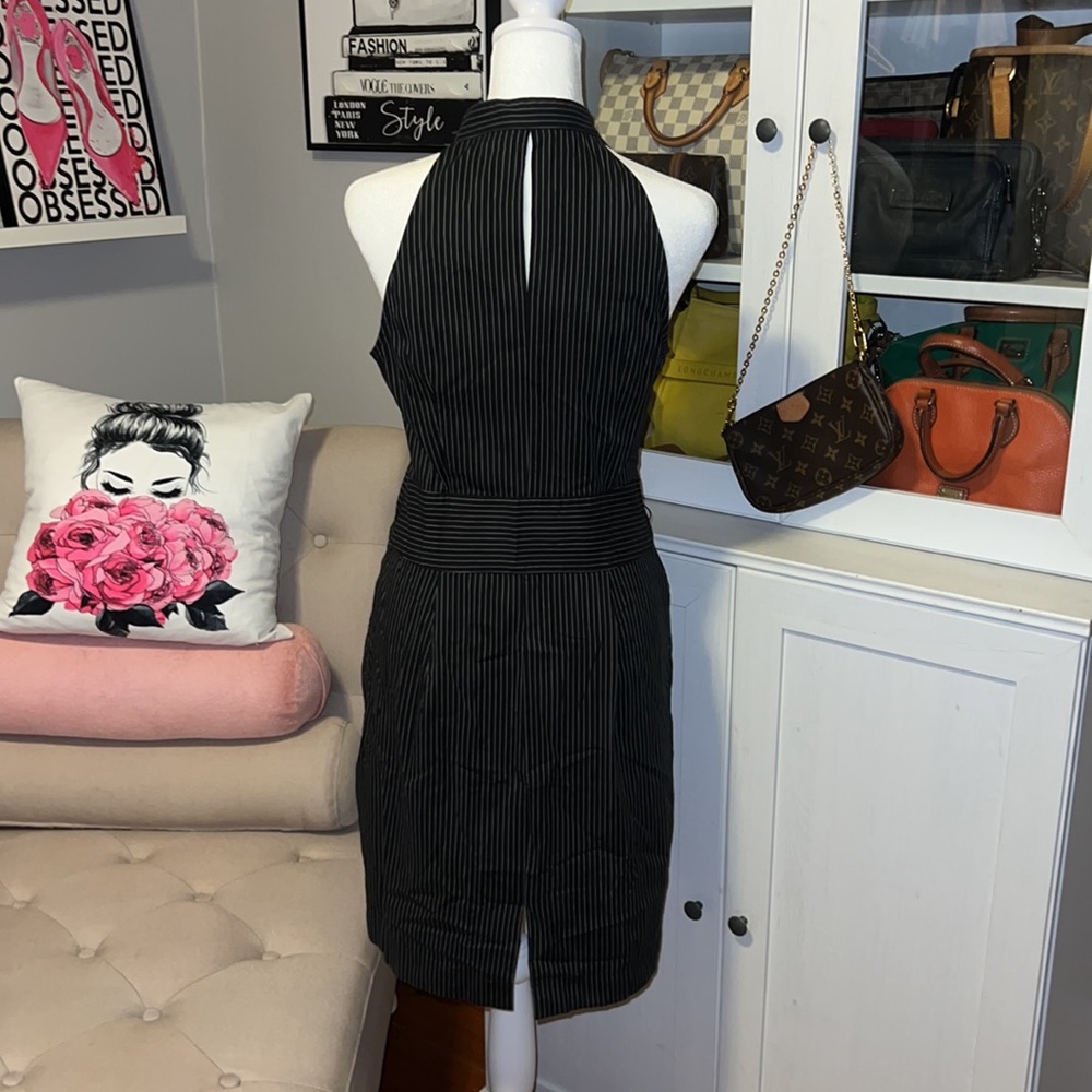 Express Pinstripe, pencil skirt dress - Picture 3 of 8